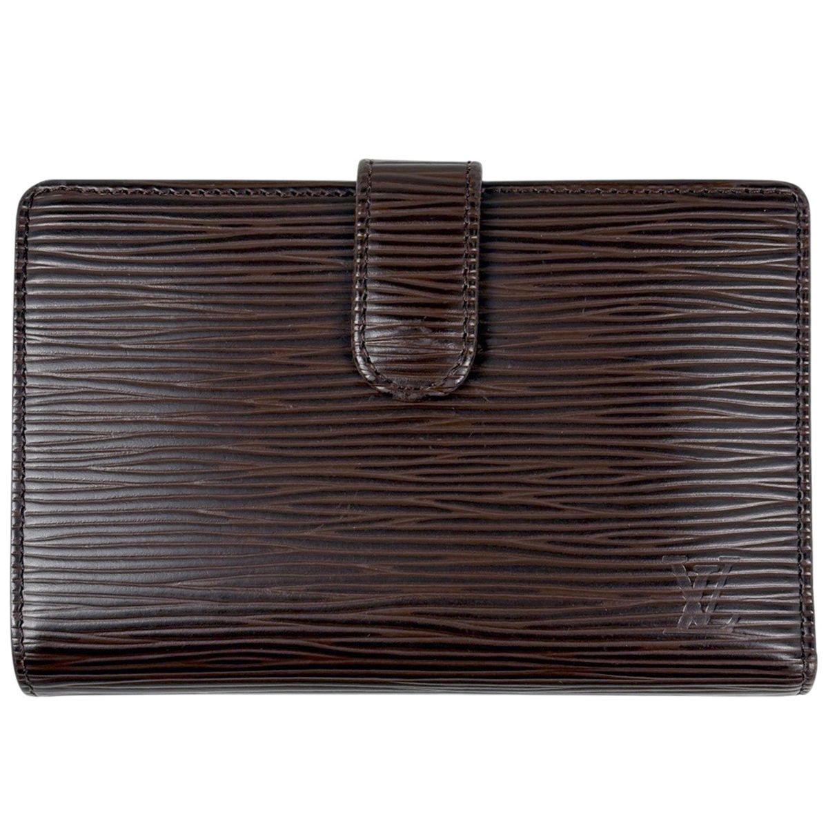 Louis Vuitton Epi Portefeuille Viennois Bifold Wallet Epi Brown