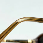 Louis Vuitton Petit Spucson Cat Eye Sunglasses Eyewear Metal Gold Brown — view 4