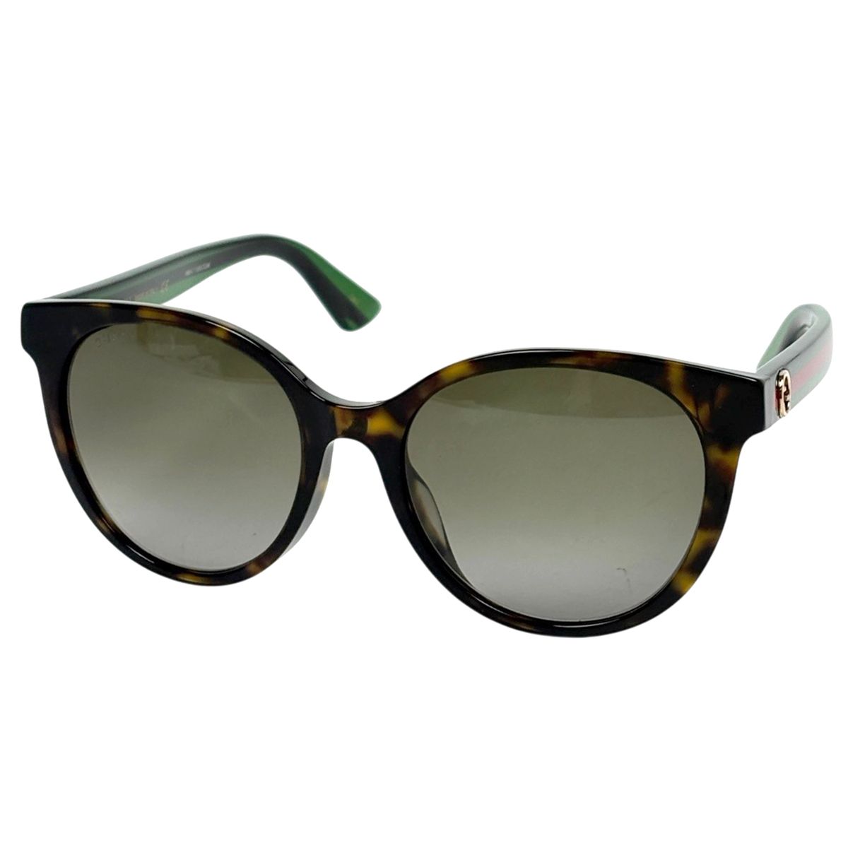 Gucci Interlocking Gradient Sunglasses Eyewear Acetate Brown Green