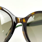 Gucci Interlocking Gradient Sunglasses Eyewear Acetate Brown Green — view 4