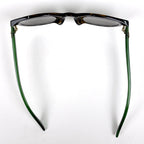 Gucci Interlocking Gradient Sunglasses Eyewear Acetate Brown Green — view 3