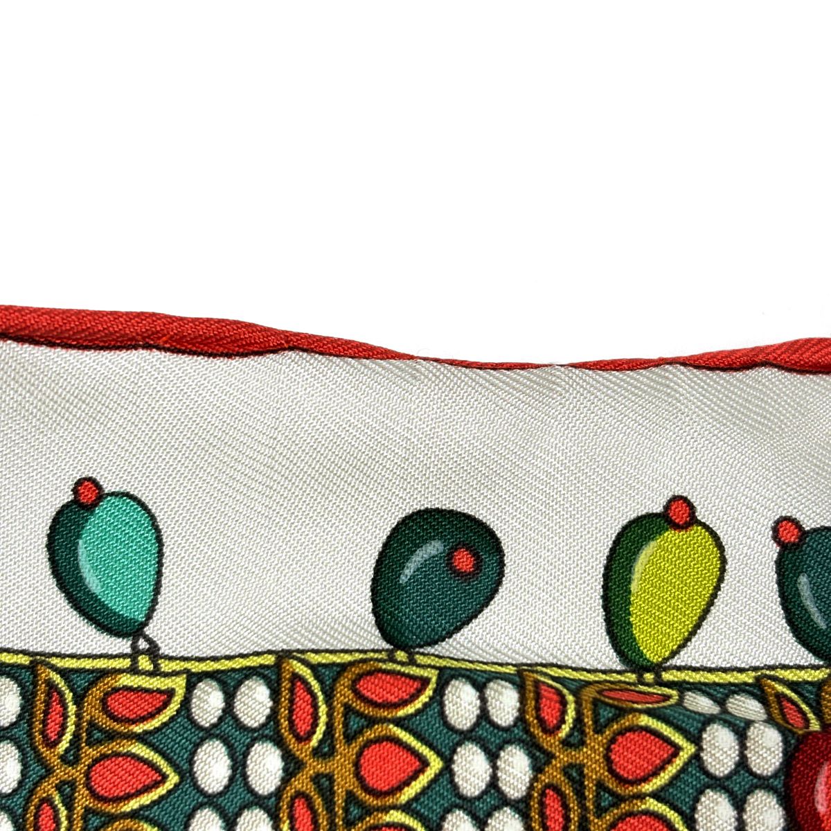 Hermes Carre 90 Parures Des Maharaja Scarf Silk Pink Red Multicolor — view 3
