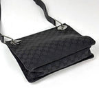 Gucci GG Pattern Shoulder Bag Canvas Black — view 2
