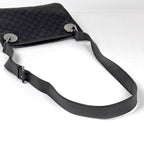 Gucci GG Pattern Shoulder Bag Canvas Black — view 6