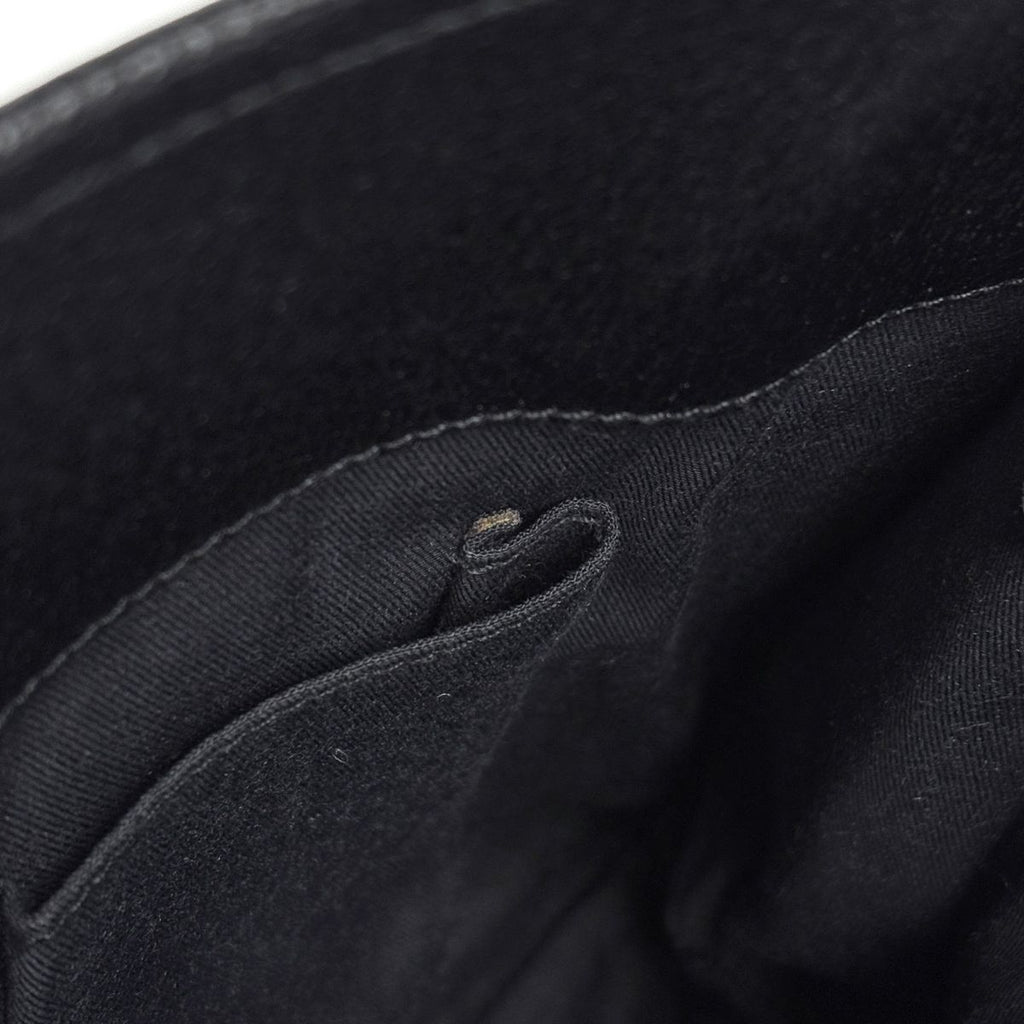 Gucci GG Pattern Shoulder Bag Canvas Black — view 7
