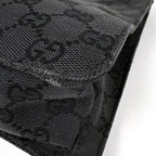 Gucci GG Pattern Shoulder Bag Canvas Black — view 3