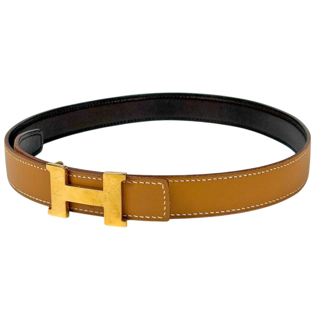 Hermes Constance Reversible Belt Leather Brown