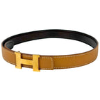 Hermes Constance Reversible Belt Leather Brown