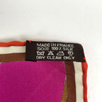 Hermes Carre 90 Projet de Voiture Petit Duc Bateau Carriage Scarf Silk Purple — view 2
