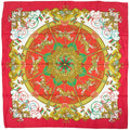 Hermes Carre 90 Luna Park Amusement Horse Carousel Merry Go Land Scarf Silk