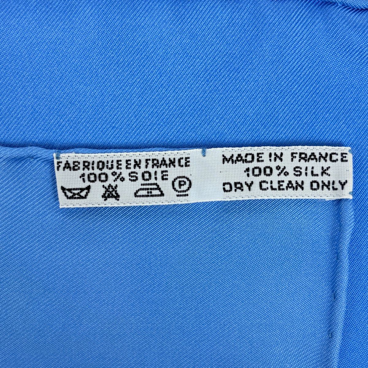 Hermes Carre 90 Tropiques Tropic Scarf Silk Blue Multicolor — view 2