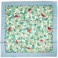Hermes Carre 90 L'arbre de Soie Silk Tree Mulberry and Silkworm Scarf Light