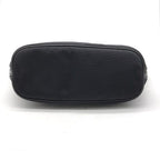 Gucci Logo Canvas Leather Mini Pouch Hand Black — view 4