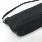 Gucci Logo Canvas Leather Mini Pouch Hand Black — view 6