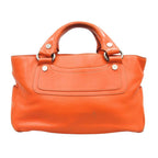 Celine Boogie Hand Tote Leather Log Macadam Vintage Orange