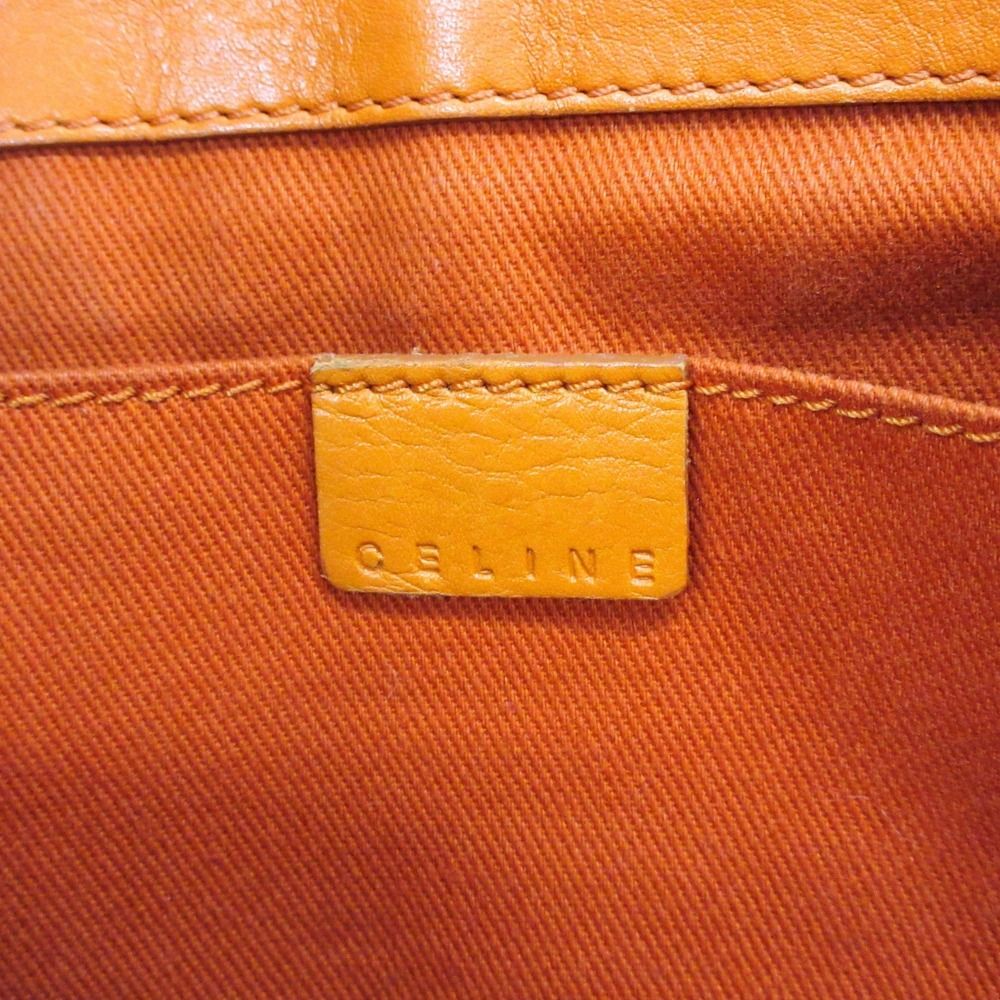 Celine Boogie Hand Tote Leather Log Macadam Vintage Orange — view 7