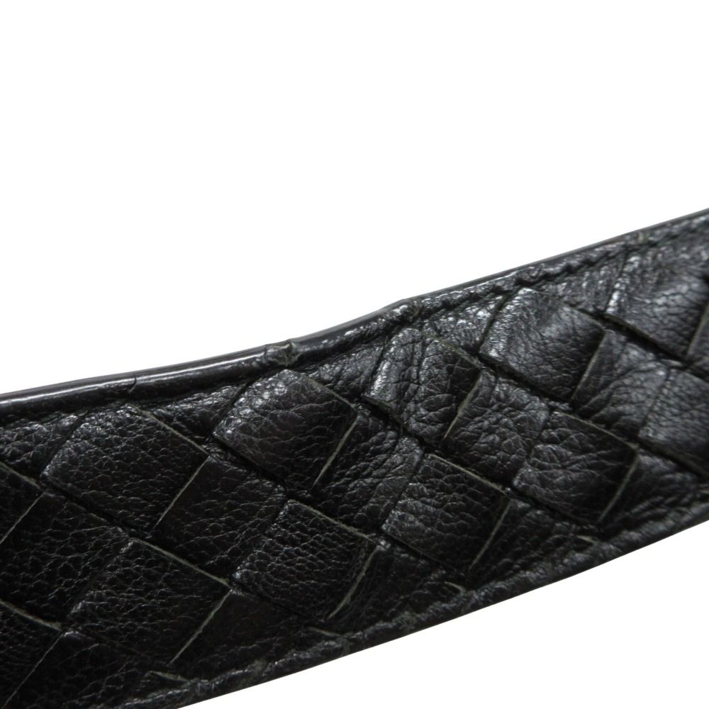 Bottega Veneta Leather Belt Buckle 90 cm Black — view 7
