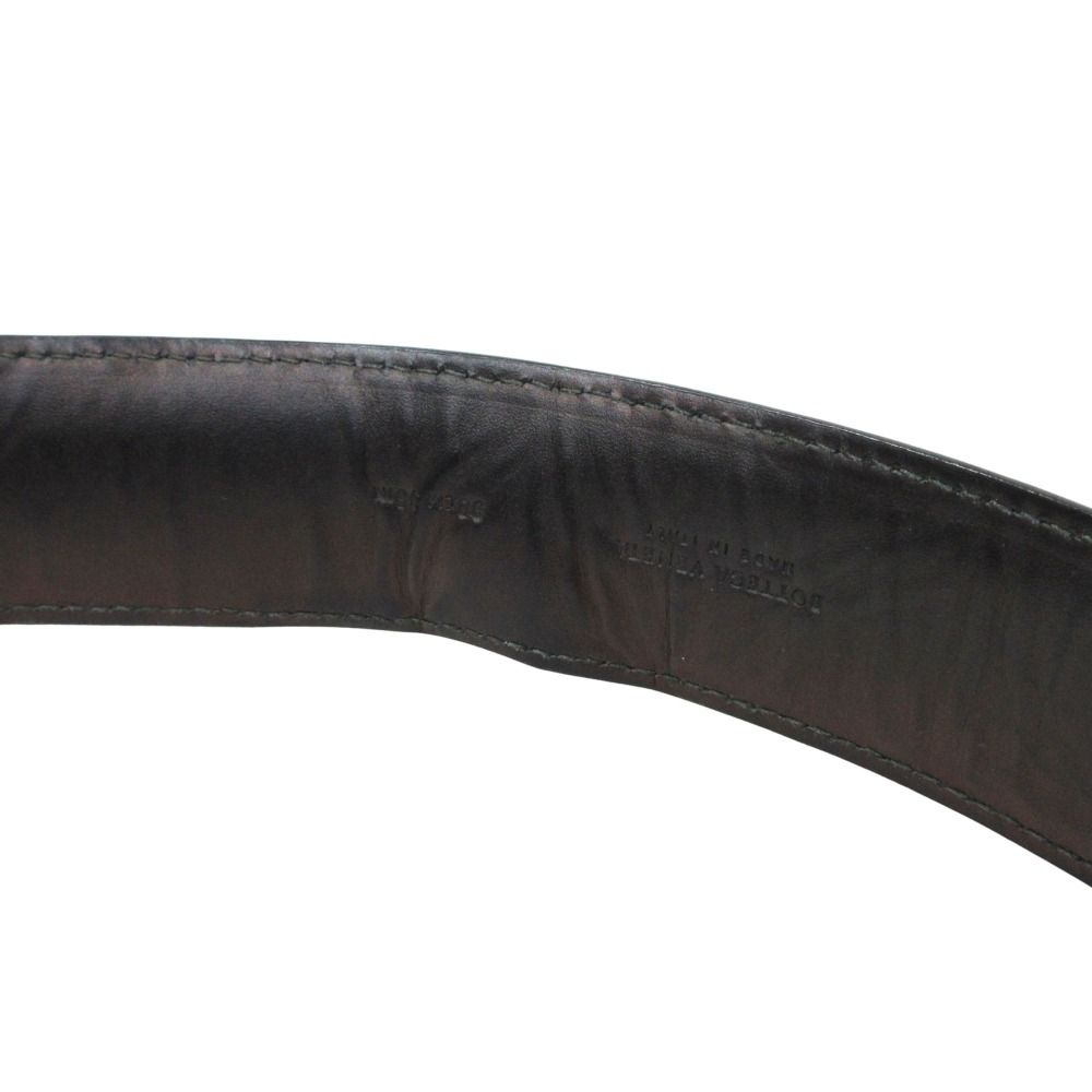 Bottega Veneta Leather Belt Buckle 90 cm Black — view 6