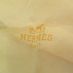 Hermes Silk Chiffon Gradient Scarf Logo Shawl Sheer — view 3