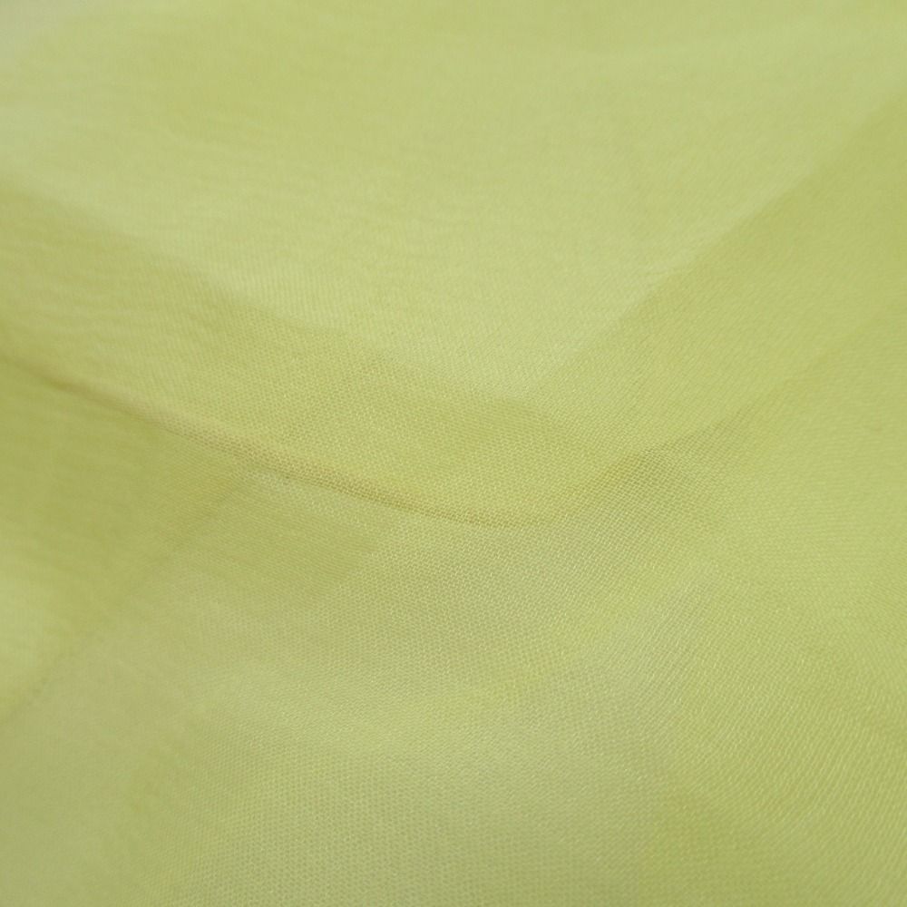 Hermes Silk Chiffon Gradient Scarf Logo Shawl Sheer — view 5