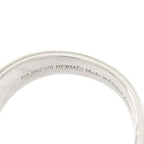 Hermes Polished Collier de Chien Rock de Lock Ring 53 No 13 Silver — view 5