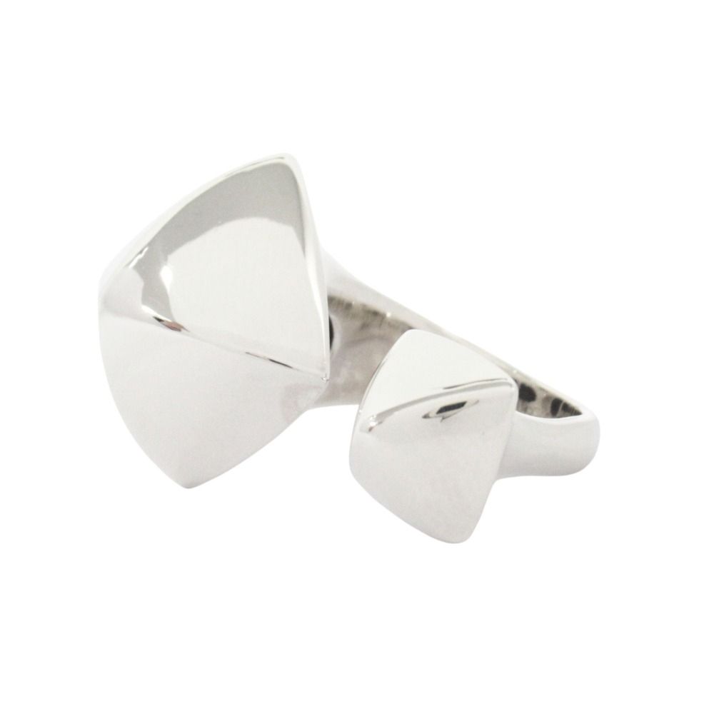 Hermes Polished Collier de Chien Rock de Lock Ring 53 No 13 Silver — view 2