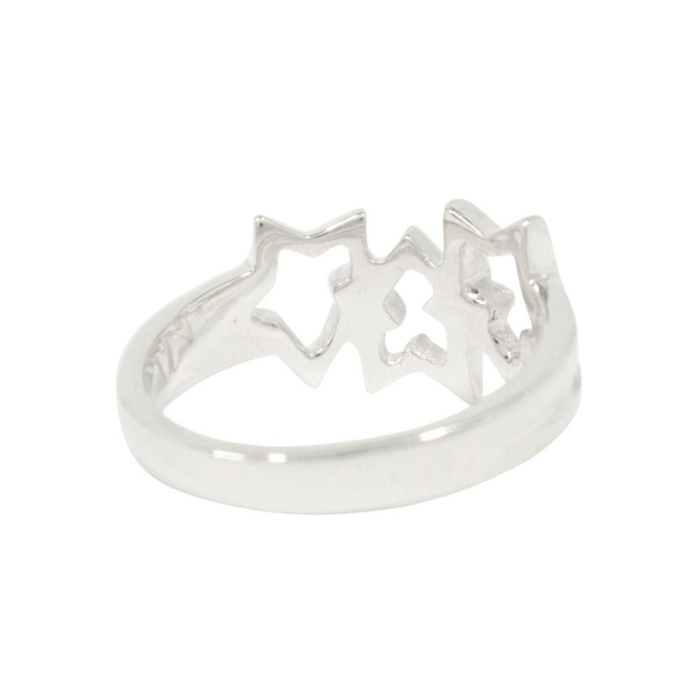 Tiffany & Co Polished Triple Star Ring Silver — view 3