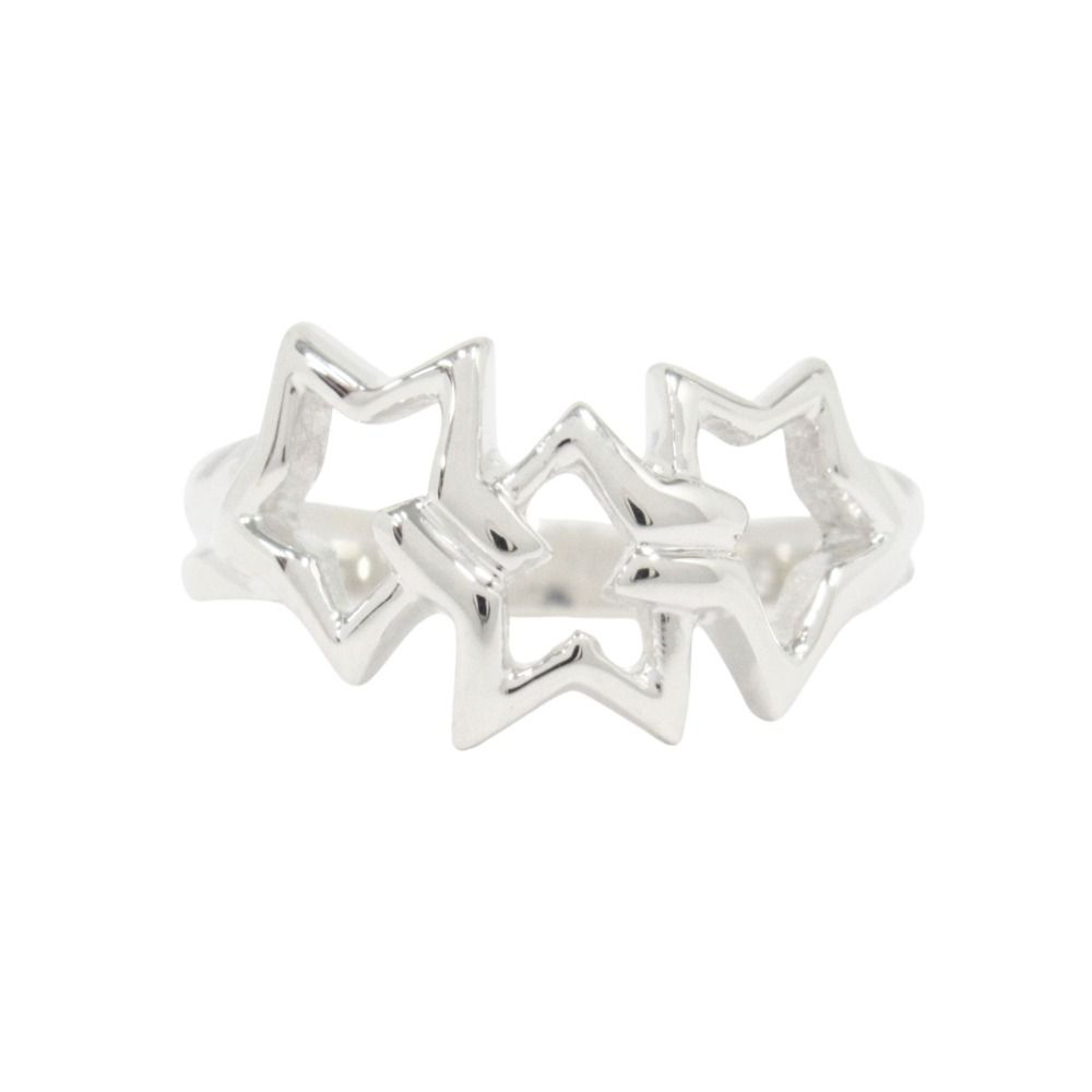 Tiffany & Co Polished Triple Star Ring Silver