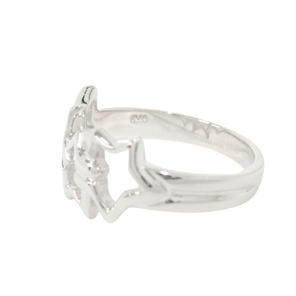 Tiffany & Co Polished Triple Star Ring Silver — view 4
