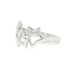 Tiffany & Co Polished Triple Star Ring Silver — view 2