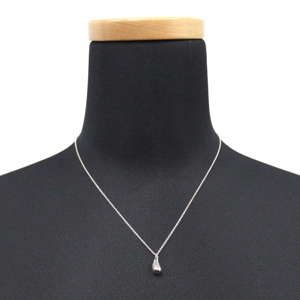 Tiffany & Co Polished Teardrop Necklace Silver — view 4