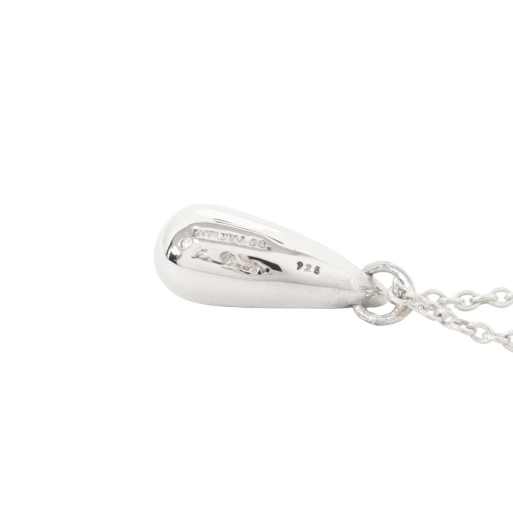 Tiffany & Co Polished Teardrop Necklace Silver — view 2