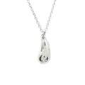 Tiffany & Co Polished Teardrop Necklace Silver