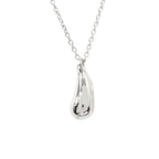 Tiffany & Co Polished Teardrop Necklace Silver