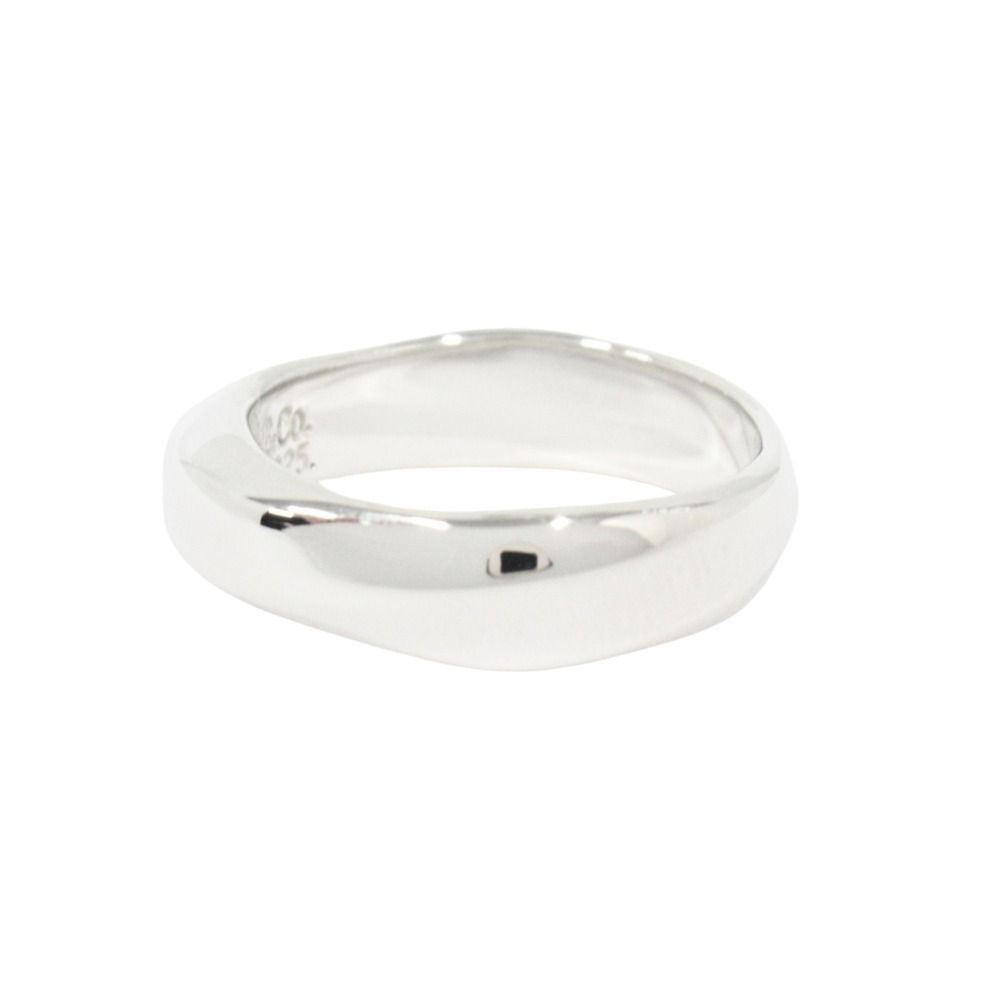 Tiffany & Co Polished Knife Edge Ring Vintage Silver — view 2