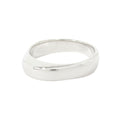 Tiffany & Co Polished Knife Edge Ring Vintage Silver