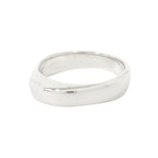 Tiffany & Co Polished Knife Edge Ring Vintage Silver
