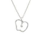 Tiffany & Co Polished Apple Motif Pendant Silver
