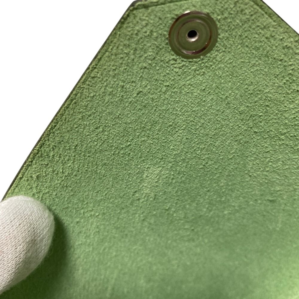 Hermes Tarmac PM Veau Epsom Passport Case Vert Cricket Green — view 9