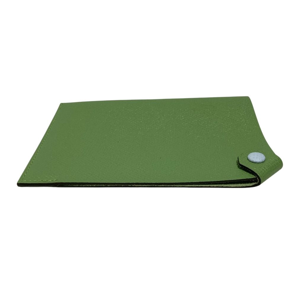 Hermes Tarmac PM Veau Epsom Passport Case Vert Cricket Green — view 4