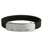 Tiffany & Co Stainless Plate Mesh Bracelet Silver