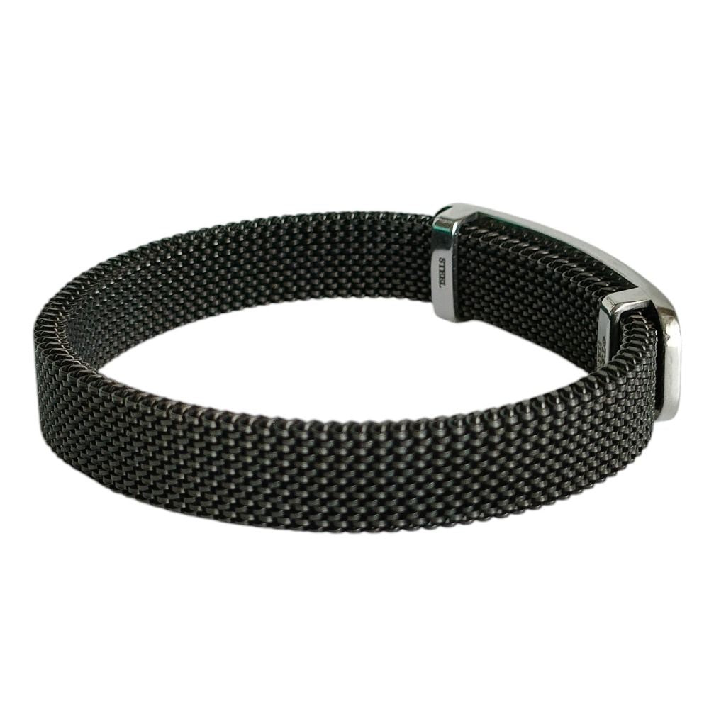 Tiffany & Co Stainless Plate Mesh Bracelet Silver — view 3