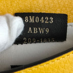 Fendi Leather Baguette Card Bifold Coin Case Yellow — view 9