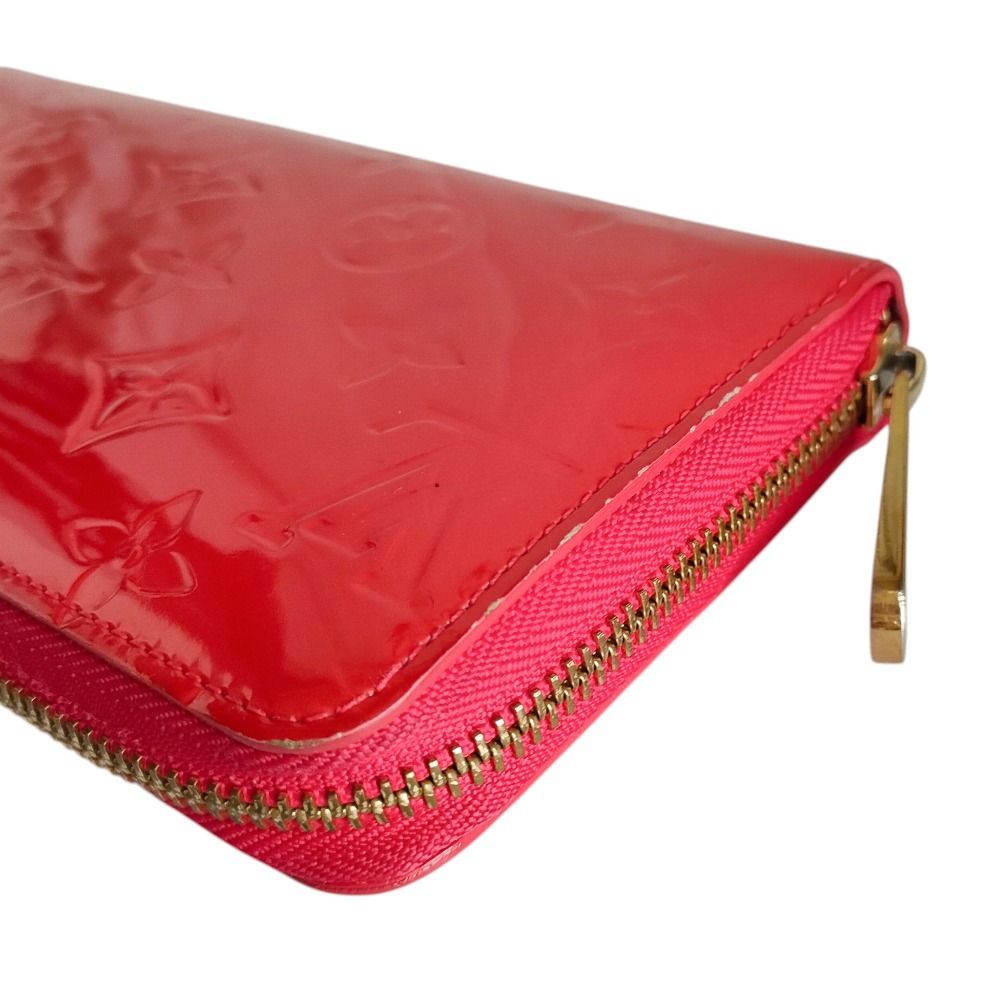 Louis Vuitton Monogram Vernis Zippy Wallet Orange Sunset — view 5