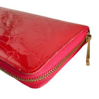 Louis Vuitton Monogram Vernis Zippy Wallet Orange Sunset — view 5