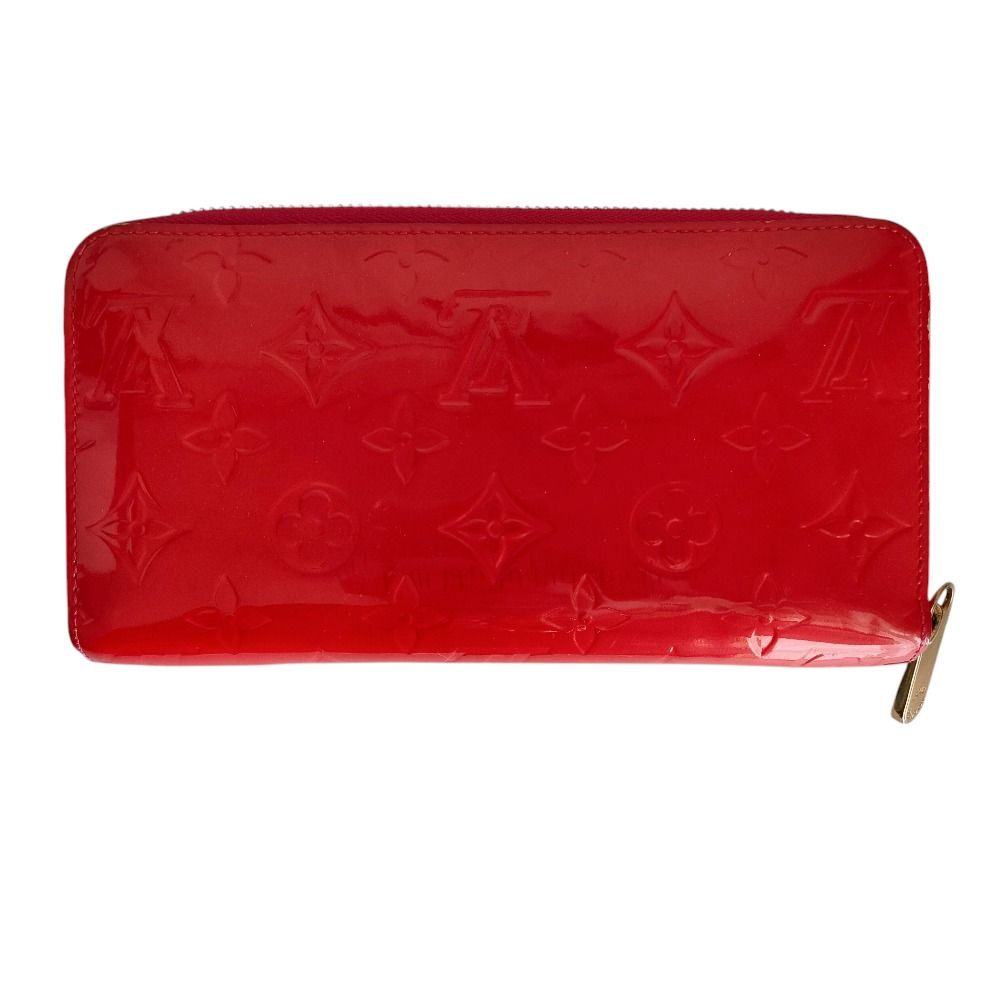 Louis Vuitton Monogram Vernis Zippy Wallet Orange Sunset — view 2