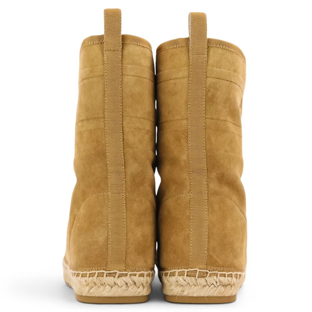 Dior Chez Moi Granville Shearling Short Boots 35 Natural — view 5