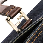 Fendi Vintage Denim Tote 008 Indigo — view 9