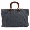 Fendi Vintage Denim Tote 008 Indigo