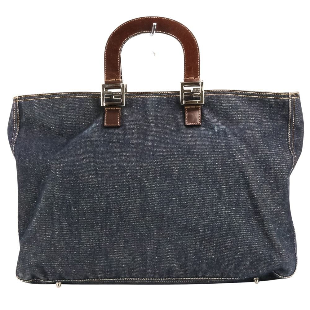 Fendi Vintage Denim Tote 008 Indigo